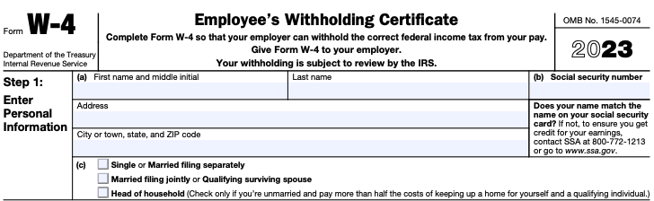 Understanding the W-4 Form: An Employer's Withholding Compliance Guide